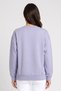 Women Relaxed Fit Long Sleeve Outdoor Sweatshirt, Lavender - 4