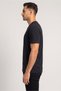 Men 3 Pieces V Neck Short Sleeve Plain T-Shirt, Multicolor - 3