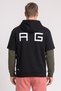 Men Regular Fit Long Sleeve Outdoor Hoodies, Black - 4