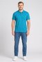 Men Regular Fit Short Sleeve Allover Print Polo Shirt, Blue - 2