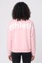 Women Relax Fit Long Sleeve Outdoor Sweatshirts, Pink - 4