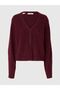 Strickjacke Brushed V-Ausschnitt - 2