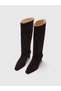 Kniehohe Stiefel Wildleder - 4