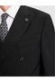 Black Slim Tailored Fit 100% Wool Double Breasted Suit 50328721-Vr046 - 7