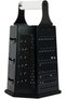 Sharp Chef Six-Sided Box Grater with Acrylic Handle and Non-Slip Base, Dishwasher Safe, for Grating Cheese, Vegetables, Fruit and Chocolate, Black - 2