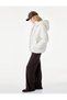 Regular Fit Long Sleeve Zippered Hooded Puffer Jacket - 3