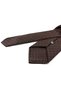 Brown Black Small Pattern Classic Tie with Handkerchief Kk14108 - 3
