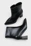 Nelle Pointed Toe Thick Heeled Side Zipper Stylish Women's Boots - 3