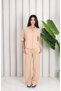 Blouse Pants Double Linen Suit