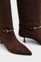 Kiara Ankle Accessory Pointed Toe Thin Heeled Stylish Women's Boots - 2