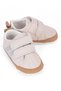 Double Velcro Booties Size 17-19 - Beige