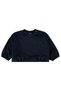 French Velvet Bowknot Sweatshirt for 6-18 Months - Navy Blue
