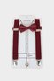 Cotton Bow Tie Trouser Suspenders 2-Pack for Boys (Ns)