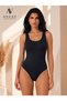 Women's Wide Strap Hooked Bodysuit/Tank Top/Leotard - Soft Texture - 3