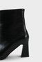 Nelle Pointed Toe Thick Heeled Side Zipper Stylish Women's Boots - 5