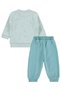 Blue Jacquard 3-12 Months Set - Blue - 3