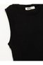 Crew Neck Sleeveless Knitwear Sweater - 5