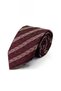 Burgundy Beige Herringbone Pattern Classic Tie with Handkerchief Kk14155 - 7