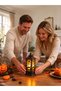 LED Wind Lamp, Pumpkin Lantern, Mini Lantern Oil Lamp, Applicable to Party Props, Scene Arrangement, Garden Decoration, Plastic Halloween - 5