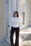Dalgıç Kumaş Flounce Blouse White - 3