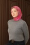 Velora Scarf Vintage Damask Pink - 3