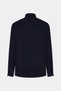Slim Fit Navy Blue Striped Shirt - 2