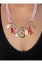 Pink Beaded Coast Design Women's Necklace - 5
