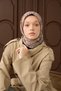 Velora Scarf Vintage Damask Stone - 3