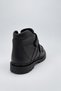 Genuine Leather Men's Youth Boots Black - 3