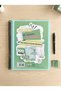 100-Leaf Spiral-Bound, Easy-To-Turn, Elasticated A4 Presentation File with Envelope Folders
