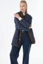 Velvet Collar Quilted Coat