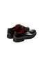 100% Leather Flat Lace-Up Eva Sole Classic Patent Leather Shoes - 2