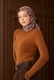 Velora Scarf Floral Rhapsody Dark Gray - 3