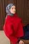 Velora Scarf Vintage Damask Sky Blue - 3