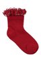 2-Piece Set of Girls' Socks with Lace Accessories for Ages 3-11 - 3