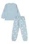 Castle Printed Pajama Set for 6-9 Years Old - Blue - 3