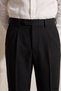 Ds Damat Black Diagonal Fabric Trousers - 3