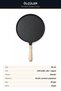 Double-Sided Pancake Pan 36 cm Granite Cast Iron Fireproof Non-Stick Wooden Handle Domestic Production - 7