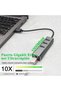 موزع USB C، موزع بيانات USB فائق النحافة، موزع بيانات عالي السرعة، موزع USB محمول، متوافق - 3