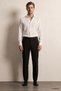 Ds Damat Black Diagonal Fabric Trousers - 5