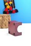 Burgundy Blue Fan Office Set Pen Holder Notepad Holder Business Card Holder Desktop Organizer (3 Pieces) - 6