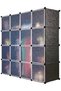 16 Cube Storage Cupboard Cabinet Wardrobe (BLACK) - 4
