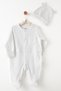 100% Cotton Romper Overalls with Hat and Gloves
