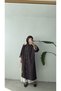 Plaid Lining Trench Coat - Brown - 5