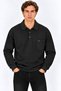 Simenti Large Size Men's Polo Collar Sweatshirt - 7808