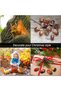 100PCS Mini Artificial Acorns,Christmas Fake Fruit Props Lifelike Oak Nut,Crafting DIY Home Party Wedding Decor Christmas Thanksgiving Festival - 6