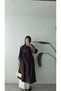 Plaid Lining Trench Coat - Brown - 4
