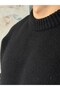 Basic Knitted Sweater Black - 3