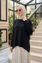 Basic Knitwear Rayon Tunic 902 Black - 4