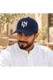 قبعة زعيم السعودية مع شعار الهلال الأبيض المطرز - 2